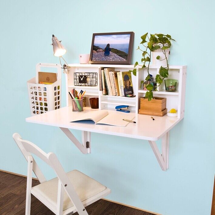 Sara Floating Desk - White