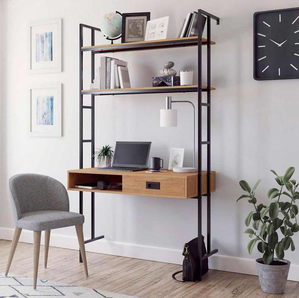 Korrie Floating Desk - Walnut