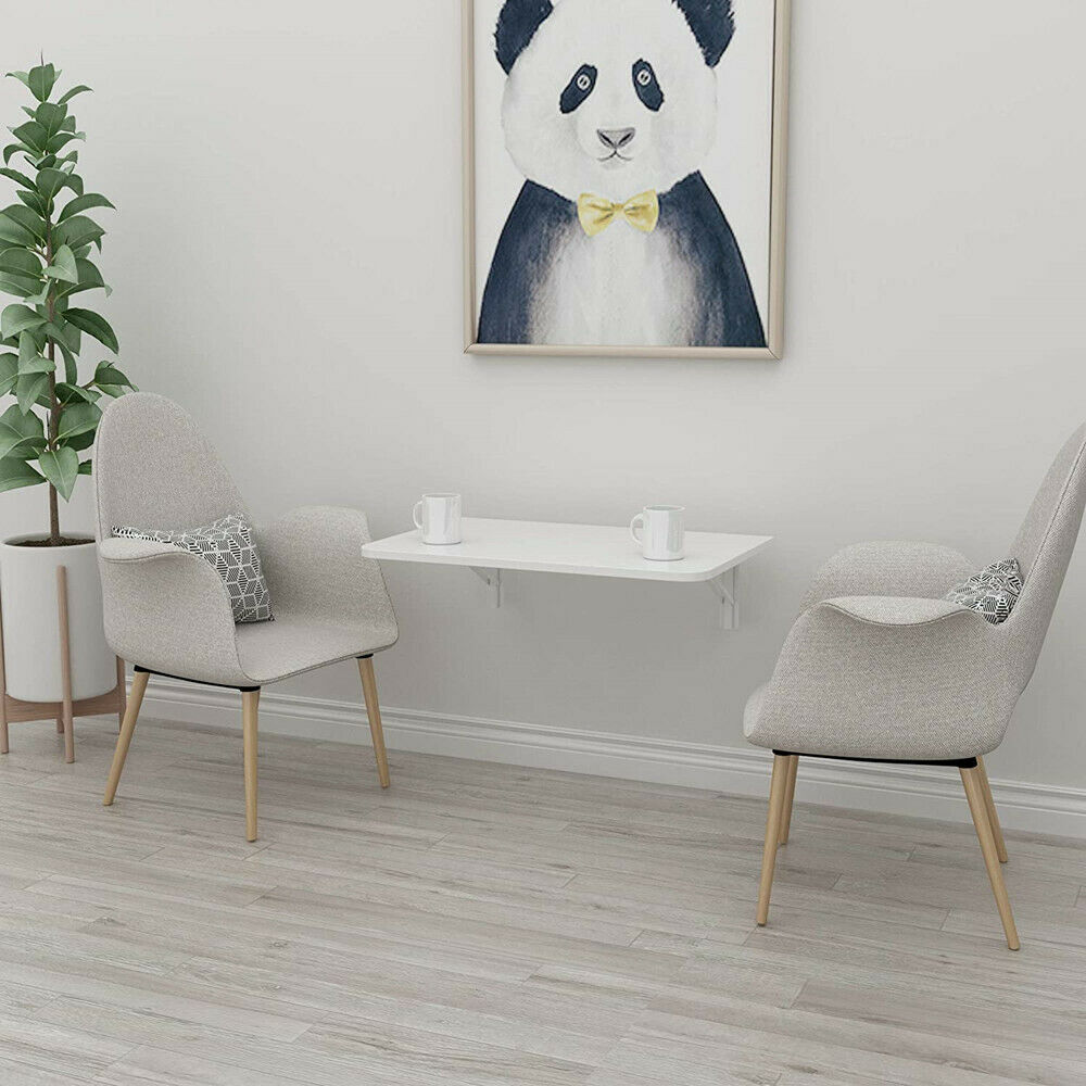 Hibner Floating Desk - White