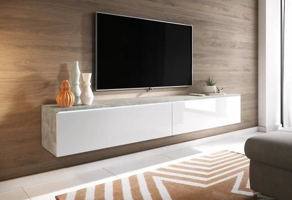 Moats floating shop tv stand
