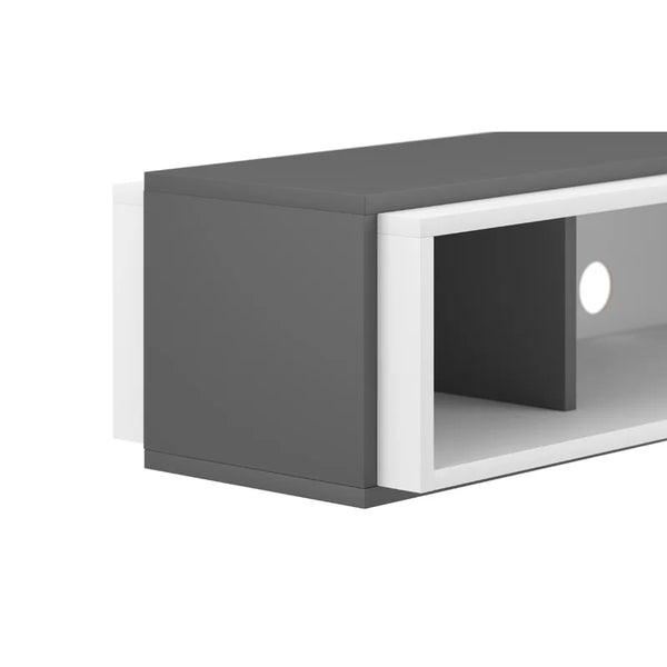 Vanatta Floating TV Unit for TVs up to 55" White/Grey Floating TV