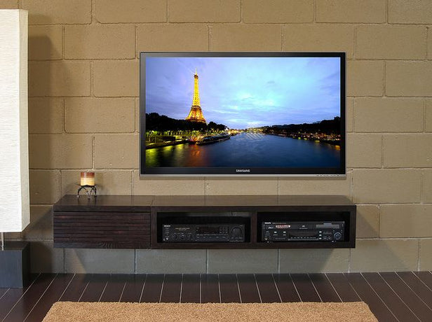 Tv on on sale wall without stand