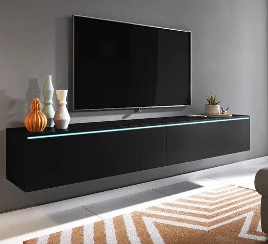Ultimo Floating TV Unit - Black - | Floating TV Units - Floating TV Units