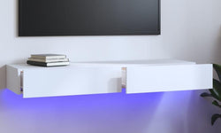 Nisa Floating TV Unit for TVs up to 65" - White