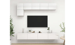 Vianna Entertainment TV Wall Unit for TVs up to 46"  - High Gloss White