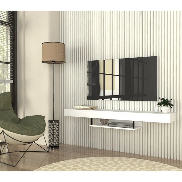 Tate Floating TV Unit for TVs up to 65" White Floating TV Units