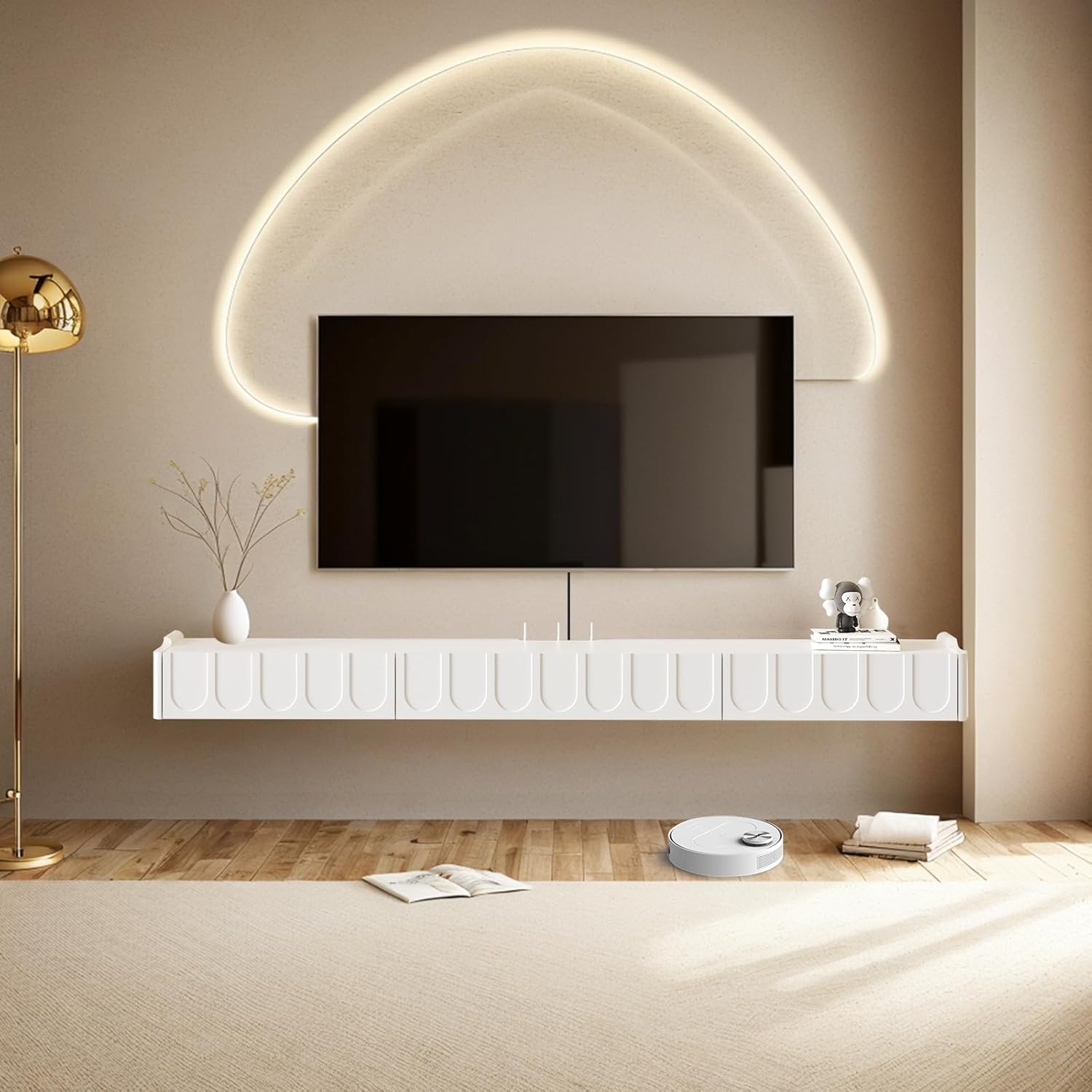 Posey Floating TV Unit for TVs up to 70