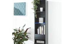 Kedric Wall Display Cabinet - Black