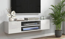 Gebike TV Stand for TVs up to 60" - White Gloss