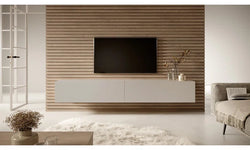 Ayla Floating TV Unit for TVs up to 88" - Grey