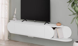Aram Floating TV Unit for TVs up to 75" - White