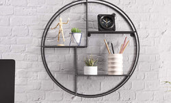 Sonya Floating Wall Shelf - Black