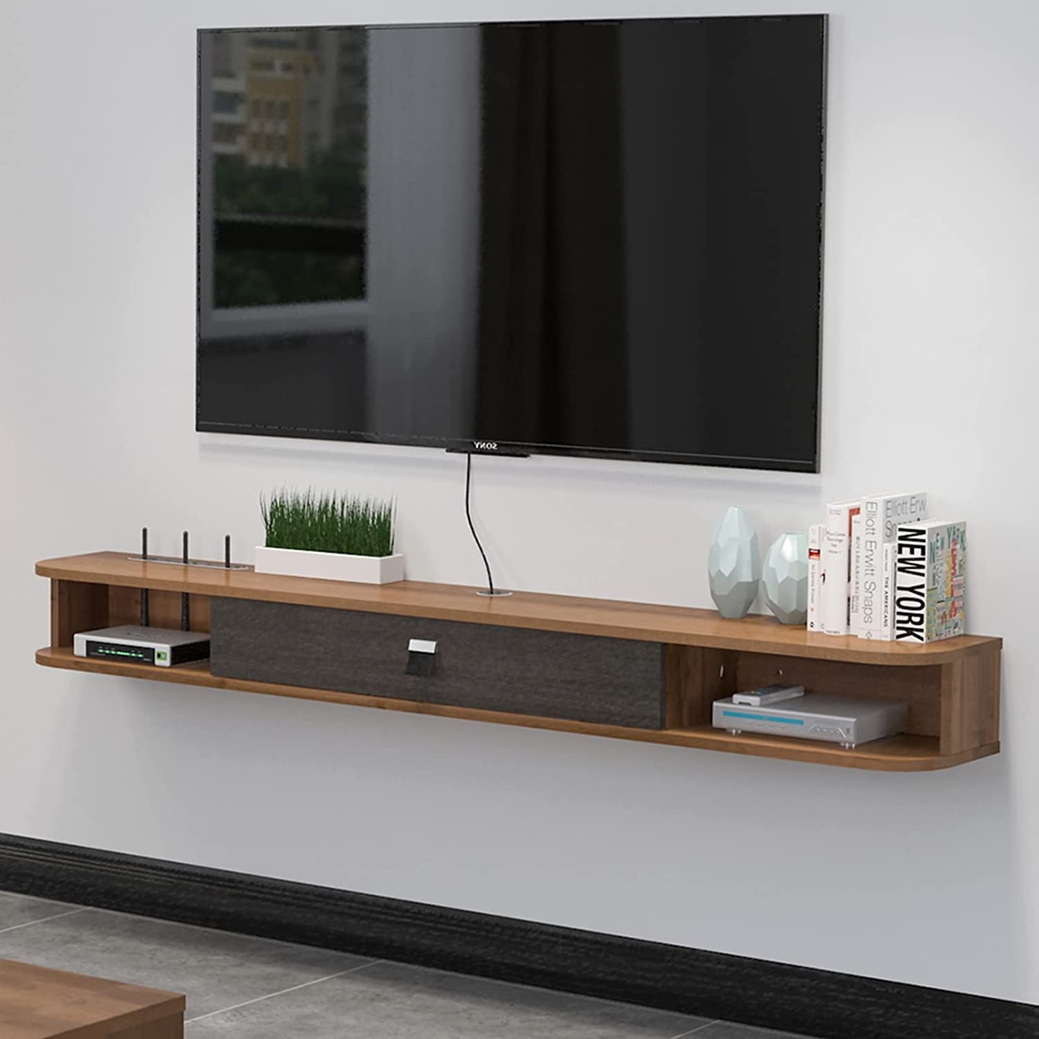 Floating Box Unit Farfan Floating TV Unit for TVs up to 70