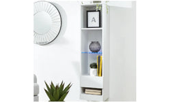 Kedric Wall Display Cabinet - White
