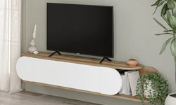 Aram Floating TV Unit for TVs up to 75" - White