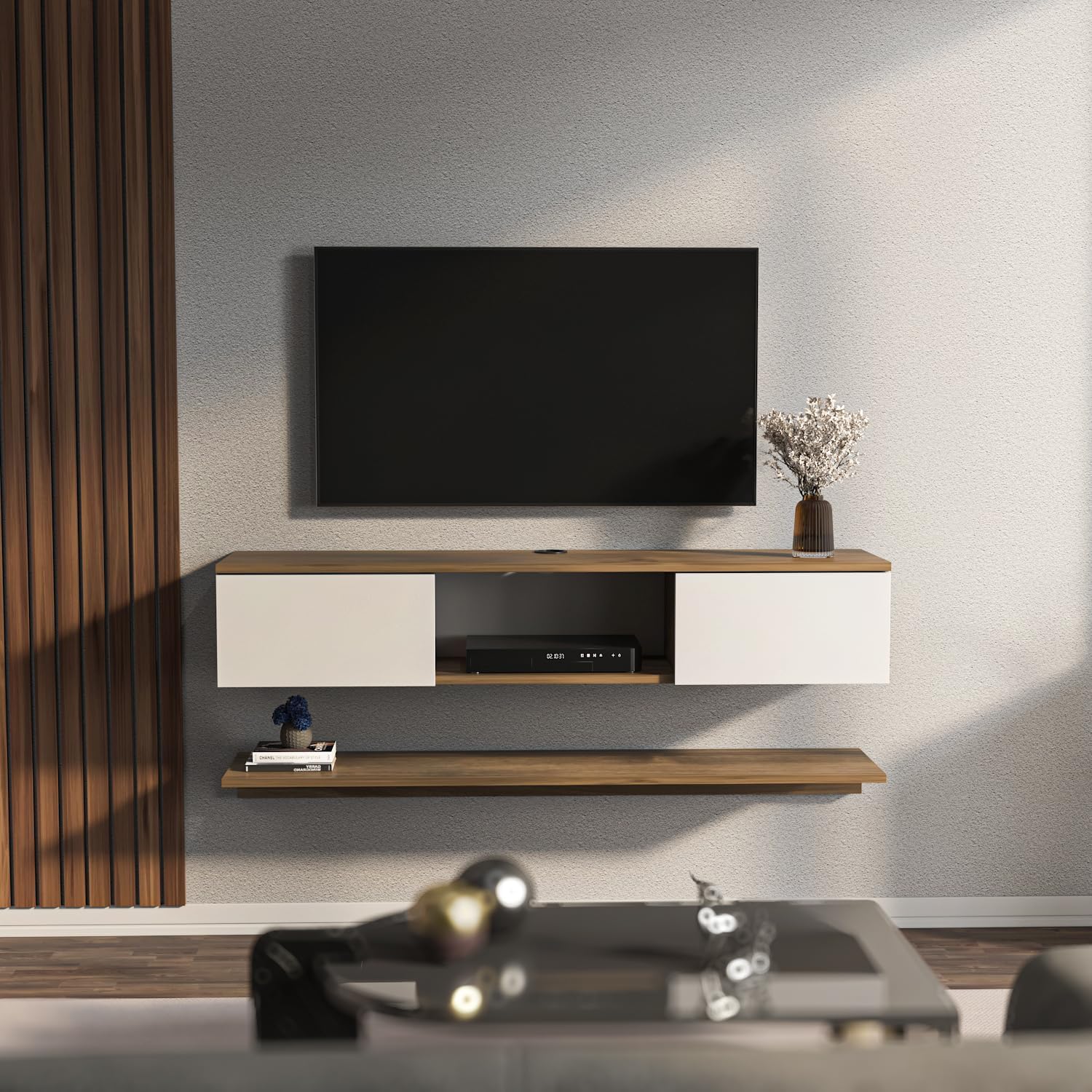 Floating Box Unit Damir Floating TV Unit for TVs up to 65