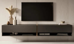 Ivana Floating TV Unit for TVs up to 75" - Grey