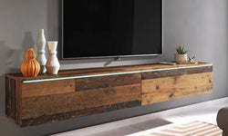 Ultimo Floating TV Unit for TVs up to 75" - Oakwood