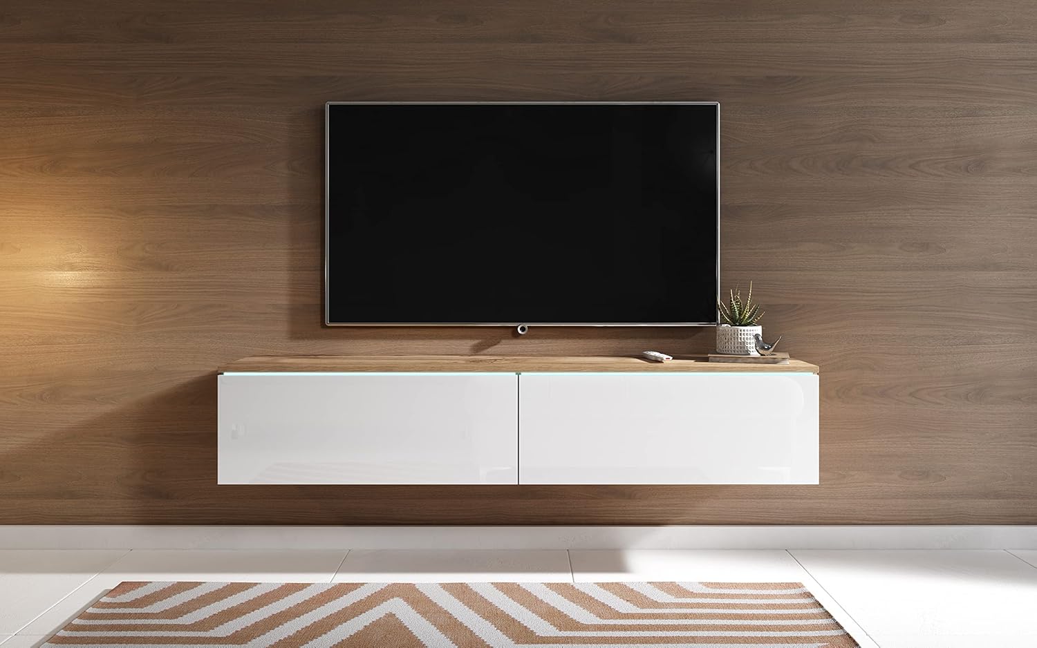 Floating Box Unit Beeching Floating TV Unit for TVs up to 65