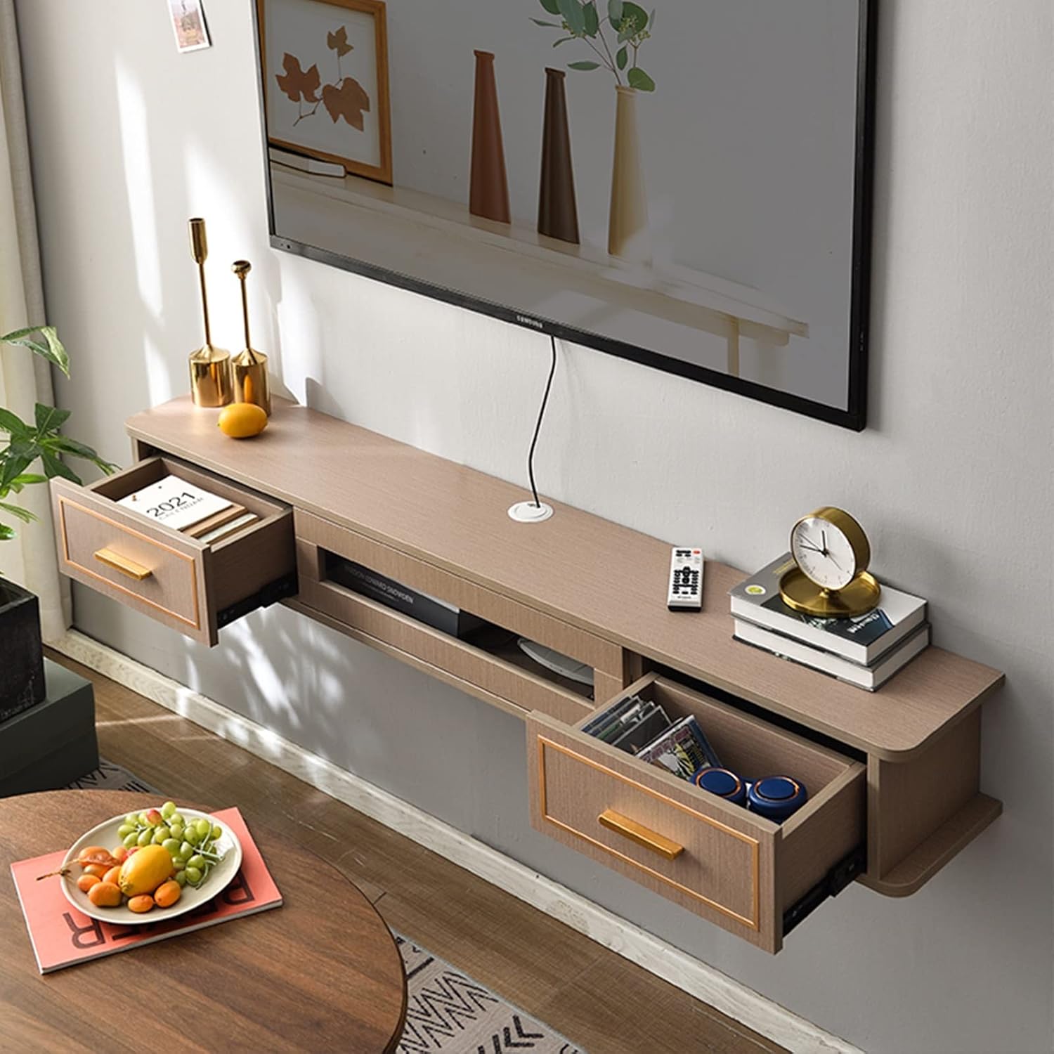 Floating Box Unit Layla Floating TV Unit for TVs up to 60