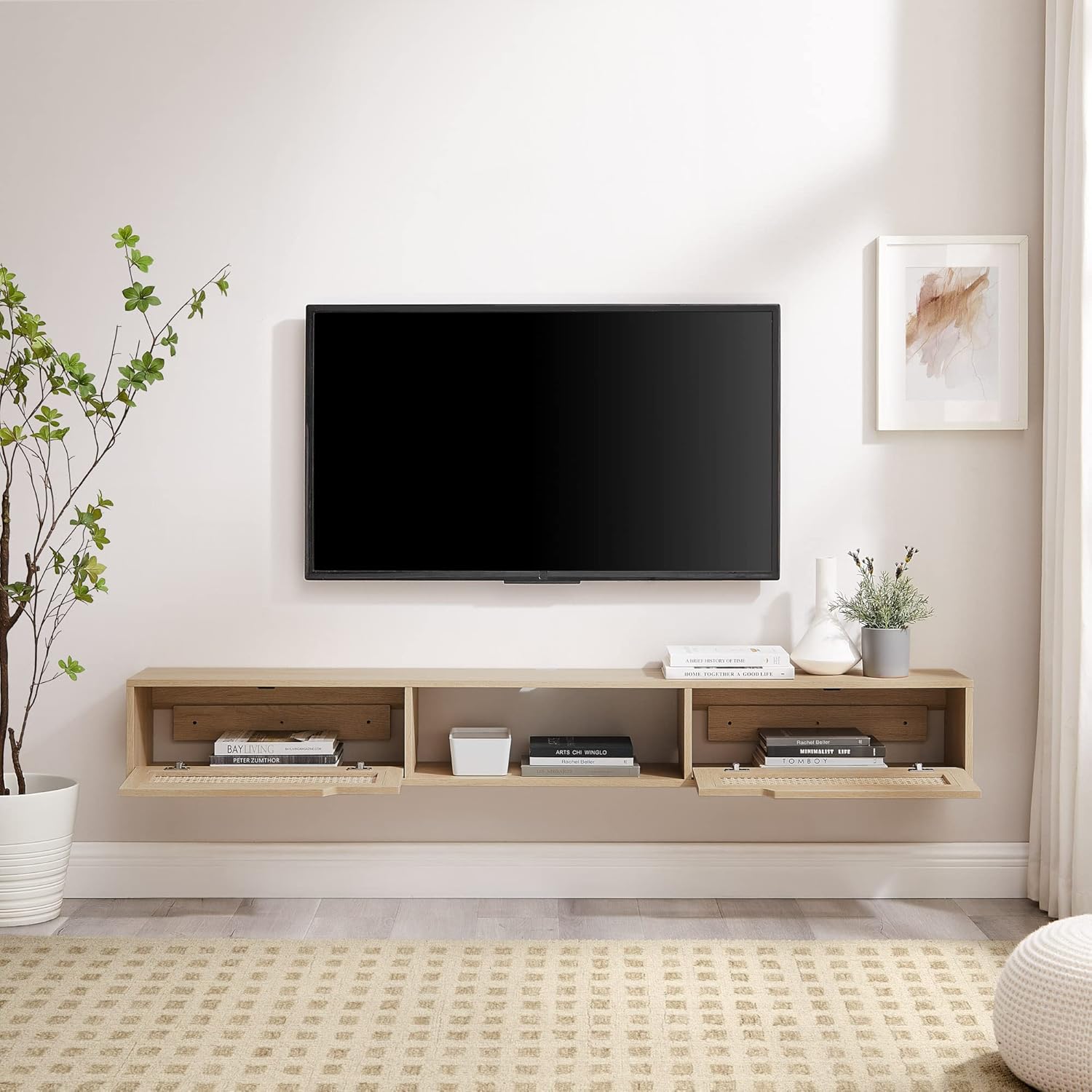 Floating Box Unit Willet Floating TV Unit for TVs up to 75