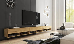 Cole Floating TV Unit for TVs up to 88" - Wotan