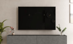 Louie 180cm Floating TV unit for TVs up to 75'' - Black/Concrete Look