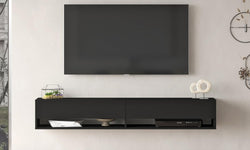 Carmelle 180 cm Floating TV Unit for TVs up to 75'' - Black