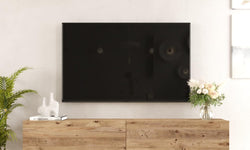 Louie 180cm Floating TV unit for TVs up to 75'' - Rustic Oak