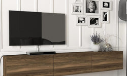 Jazz Floating TV Cabinet for TVs up to 75'' - Walnut