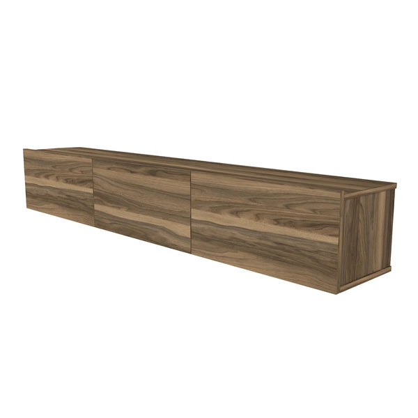 Luna Grace Floating TV Console for TV's up to 78'' - Walnut - Floating ...