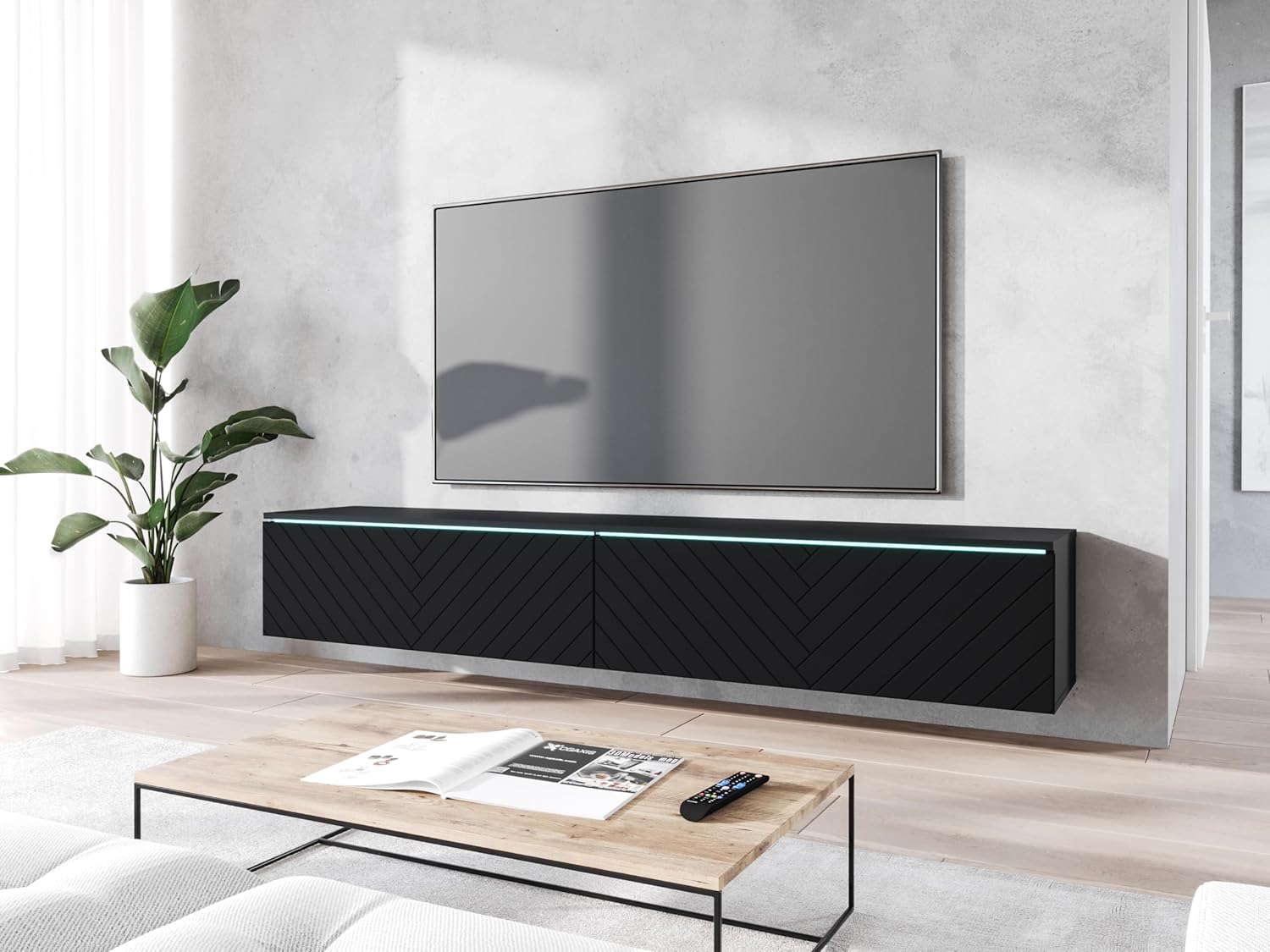 Floating Box Unit Jax Floating TV Unit for TVs up to 75