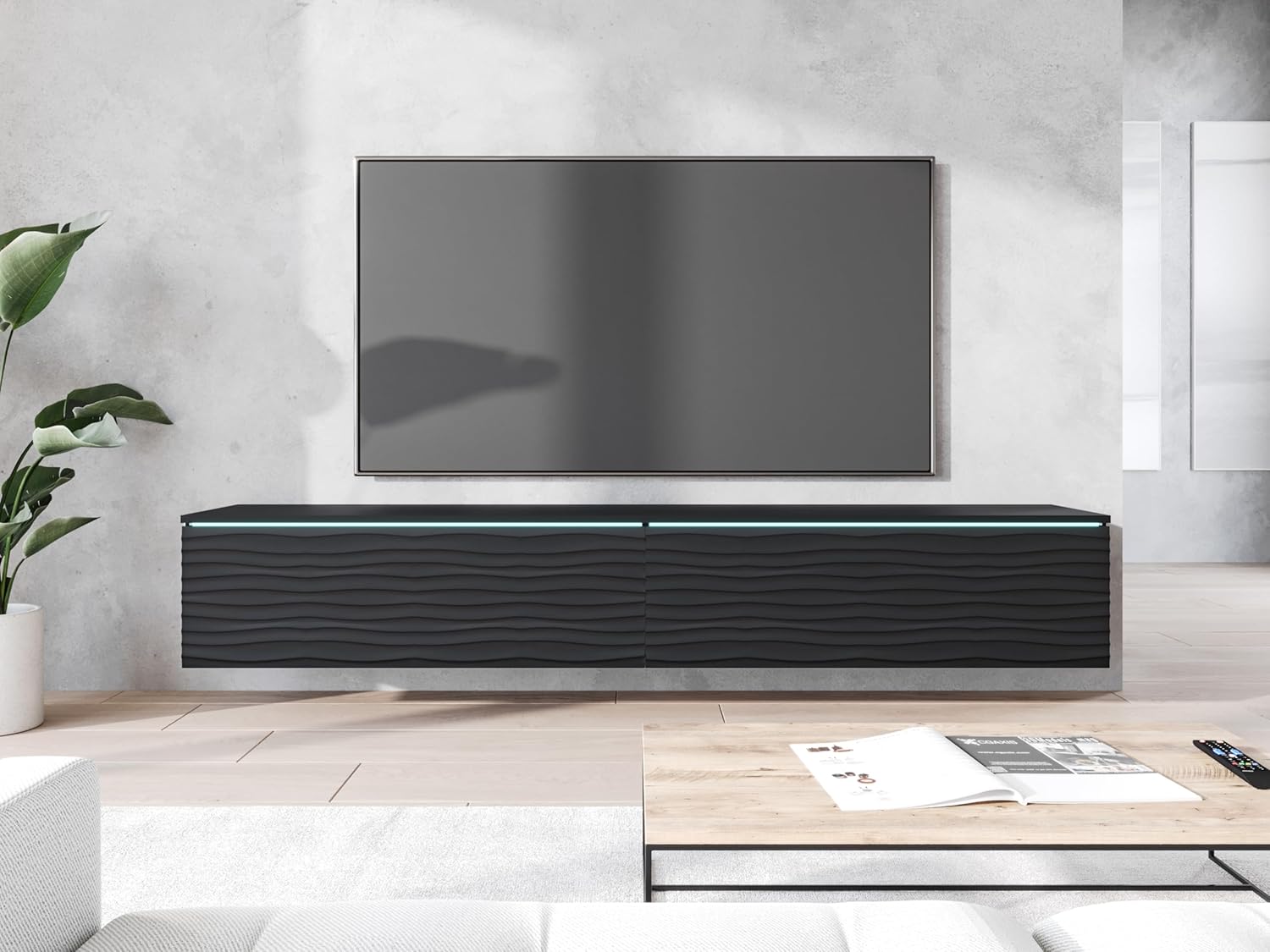 Floating Box Unit Rivo Floating TV Unit for TVs up to 75