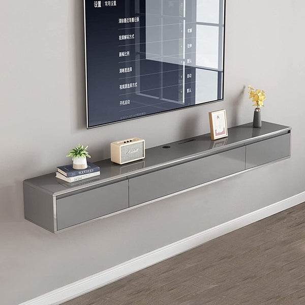 Meg Floating TV Unit for TVs up to 65" Grey Floating TV Units