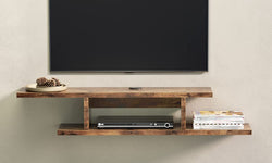 Cerrato Floating TV Unit for TVs up to 55" - Rustic Brown