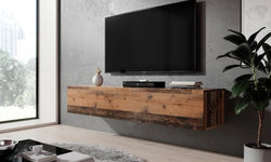 Haefner Floating TV Unit for TVs up to 70" - Old Wood