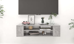 Irvin Floating TV Unit for TVs up to 46" - Concrete Grey