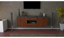 Ira Floating TV Unit for TVs up to 60" - Walnut