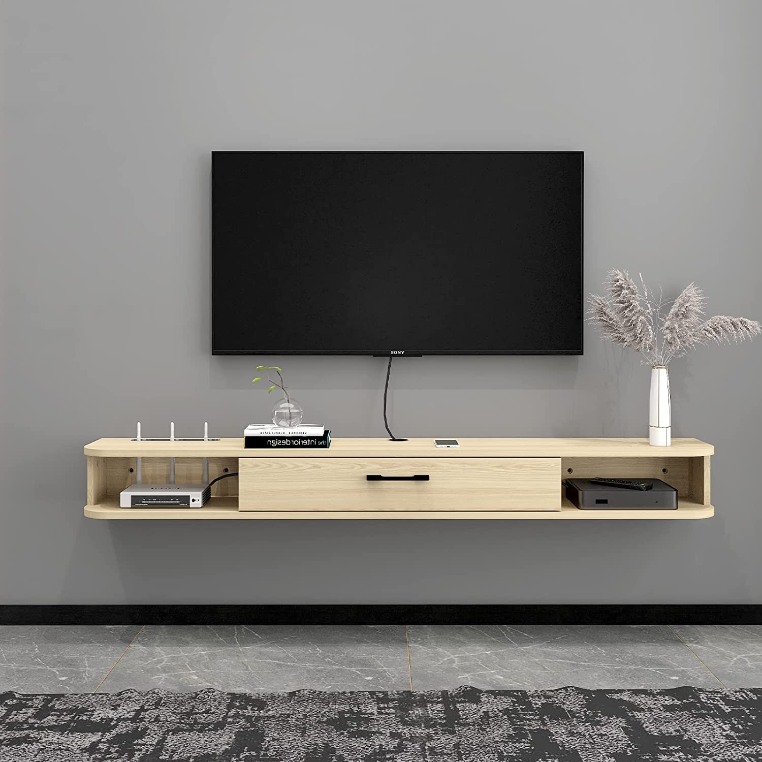 Farfan Floating TV Unit for TVs up to 65