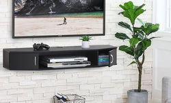 Awura Floating TV Unit for TVs up to 50" - Black