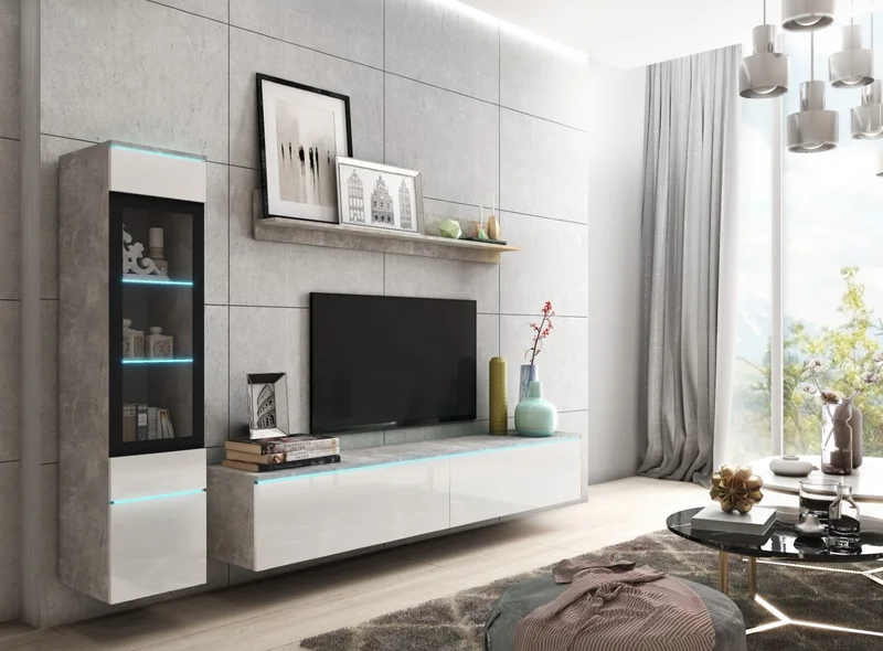 Tv wall top entertainment center
