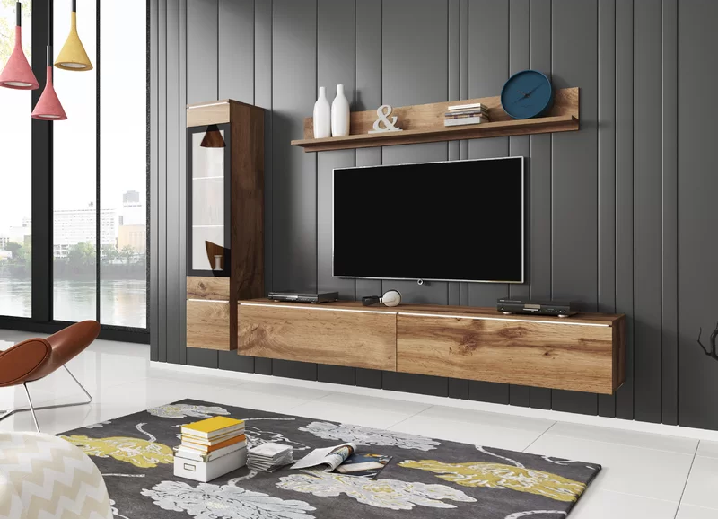 Borelli Entertainment TV Wall Unit for TVs up to 75