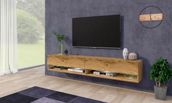 Marco Floating TV Unit - Oak