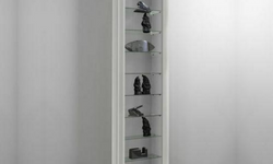 Elias Wall Display Cabinet - White - Floating TV Units