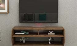 Moyer Floating TV Unit for TVs up to 50" - Light Walnut
